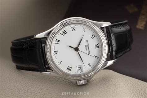 patek philippe calatrava oro bianco|Patek Philippe Calatrava automatic 38mm white gold full set b/p.